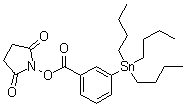 CAS # 112725-22-1, 1-[[3-(Tributylstannyl)benzoyl]oxy]-2,5-pyrrolidinedione