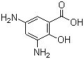 structure of CAS# 112725-89-0, 3,5-二氨基水杨酸