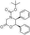CAS 登录号：112741-49-8, (2R,3S)- N-叔丁氧羰基-2,3-二苯基吗啉-6-酮
