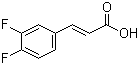 CAS 登录号：112897-97-9, 3,4-二氟肉桂酸