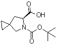 structure of CAS# 1129634-44-1, (S)-5-(叔丁氧羰基)-5-氮杂螺[2.4]庚烷-6-羧酸