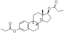 CAS # 113-38-2, Estradiol 3,17-dipropionate, Ovocyclin P, Ovocyclin dipropionate, Progynon DP, beta-Estradiol dipropionate