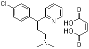 CAS 登录号：113-92-8, 马来酸氯苯那敏, N,N-二甲基-gamma-(4-氯苯基)-2-吡啶丙胺顺丁烯二酸盐