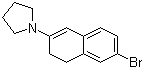 structure of CAS# 113075-66-4, 1-(6-溴-3,4-二氢-2-萘基)吡咯烷