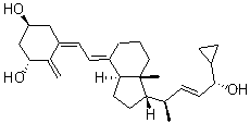 structure of CAS# 113082-99-8, 5,6-反式-卡泊三醇