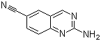 structure of CAS# 1131604-81-3, 2-氨基-6-喹唑啉甲腈