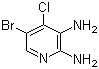 structure of CAS# 1131604-99-3, 5-溴-4-氯吡啶-2,3-二胺