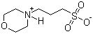 CAS # 1132-61-2, 3-Morpholinopropanesulfonic acid, 3-(N-Morpholino)propanesulfonic acid, 4-Morpholinepropanesulfonic acid, MOPS