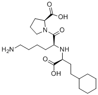 structure of CAS# 1132650-67-9, N2-((1S)-1-羧基-3-环己基丙基)-L-赖氨酰-L-脯氨酸