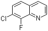 structure of CAS# 1133116-09-2, 7-氯-8-氟喹啉