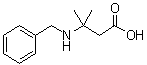 structure of CAS# 113479-11-1, 3-苄基氨基-3-甲基丁酸
