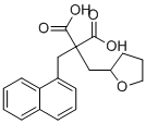 structure of CAS# 113527-39-2, 1-(四氢-2-呋喃基)-3-(1-萘基)丙烷-2,2-二甲酸