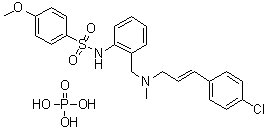 structure of CAS# 1135280-28-2, KN-92 磷酸盐