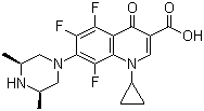 structure of CAS# 113617-63-3, Orbifloxacin