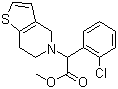 CAS 登录号：113665-84-2, 氯吡格雷, (2S)-2-(2-氯苯基)-2-(4,5,6,7-四氢噻吩[3,2-c]并吡啶-5-基)乙酸甲酯