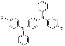 structure of CAS# 113703-66-5, N,N'-二(4-氯苯基)-N,N'-二苯基-1,4-苯二胺