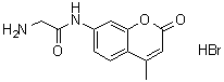 structure of CAS# 113728-13-5, 2-氨基-N-(4-甲基-2-氧代-2H-1-苯并吡喃-7-基)乙酰胺单氢溴酸盐