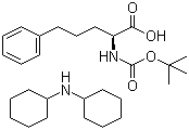structure of CAS# 113756-89-1, N-叔丁氧羰基-L-2-氨基-5-苯基戊酸二环己胺盐
