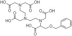 CAS 登录号：113786-33-7, 4-羧基-5,8,11-三(羧甲基)-1-苯基-2-氧杂-5,8,11-三氮杂十三烷-13-酸