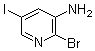 structure of CAS# 1138444-06-0, 2-溴-5-碘-3-吡啶胺