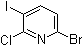 structure of CAS# 1138444-17-3, 6-Bromo-2-chloro-3-iodopyridine