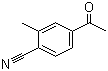 structure of CAS# 1138444-80-0, 4-乙酰基-2-甲基苯甲腈