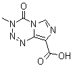 structure of CAS# 113942-30-6, 替莫唑胺-8-羧酸