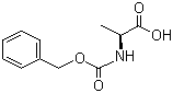 structure of CAS# 1142-20-7, 苄氧羰基-L-丙氨酸