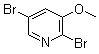 structure of CAS# 1142191-57-8, 2,5-二溴-3-甲氧基吡啶