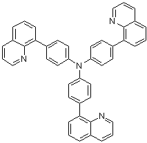CAS 登录号：1142945-07-0, 4-(8-喹啉基)-N,N-二[4-(8-喹啉基)苯基]苯胺