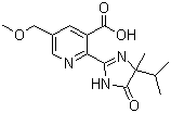 structure of CAS# 114311-32-9, 甲氧咪草烟