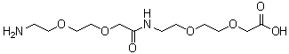 structure of CAS# 1143516-05-5, 17-氨基-10-氧代-3,6,12,15-四氧杂-9-氮杂十七烷酸