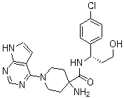 structure of CAS# 1143532-39-1, Capivasertib