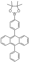 structure of CAS# 1143576-84-4, 4-(10-苯基蒽-9-基)苯硼酸频哪醇酯
