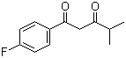 structure of CAS# 114433-94-2, 1-(4-Fluorophenyl)-4-methylpentane-1,3-dione