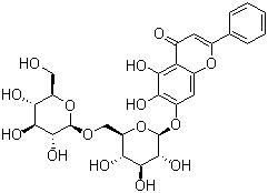 structure of CAS# 114482-86-9, 木蝴蝶苷 B