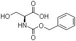CAS 登录号：1145-80-8, N-苄氧羰基-L-丝氨酸
