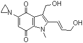CAS # 114560-48-4, Apaziquone, EO 9, EO 9 (pharmaceutical), NSC 382456, NSC 382459, 5-(1-Aziridinyl)-3-(hydroxymethyl)-2-[(1E)-3-hydroxy-1-propen-1-yl]-1-methyl-1H-indole-4,7-dione