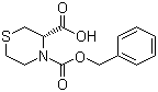 CAS 登录号：114580-19-7, (S)-4-苄氧羰基硫代吗啉-3-甲酸