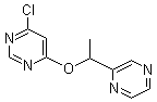 structure of CAS# 1146080-25-2, 4-氯-6-[1-(2-吡嗪基)乙氧基]嘧啶