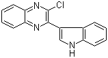 structure of CAS# 1146080-41-2, 2-氯-3-(1H-吲哚-3-基)喹喔啉
