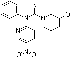 CAS 登录号：1146080-62-7, 1-[1-(5-硝基-2-吡啶基)-1H-苯并咪唑-2-基]-3-哌啶醇
