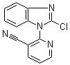 CAS 登录号：1146080-76-3, 2-(2-氯-1H-苯并咪唑-1-基)-3-氰基吡啶
