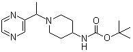 CAS # 1146080-78-5, N-[1-[1-(2-Pyrazinyl)ethyl]-4-piperidinyl]carbamic acid tert-butyl ester