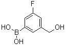 structure of CAS# 1146614-40-5, [3-氟-5-(羟基甲基)苯基]硼酸