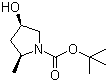 structure of CAS# 114676-93-6, (2R,4R)-N-Boc-4-羟基-2-甲基吡咯烷