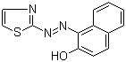 structure of CAS# 1147-56-4, 1-(2-噻唑基偶氮)-2-萘酚