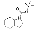 structure of CAS# 1147422-00-1, 八氢-1H-吡咯并[3,2-c]吡啶-1-羧酸叔丁酯