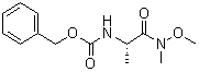 CAS 登录号：114744-83-1, [(2S)-1-[甲氧基(甲基)氨基]-1-氧代丙烷-2-基]氨基甲酸苄酯