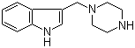 structure of CAS# 114746-66-6, 3-(哌嗪-1-基甲基)-1H-吲哚